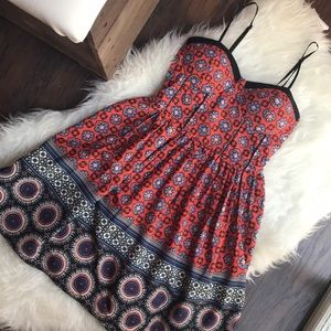 Print Strap Dress